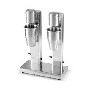 Batidora de batidos HCB - doble - 2 x 750 ml - acero inoxidable