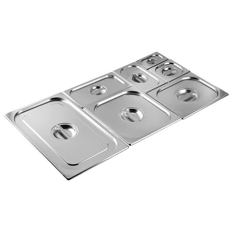 HCB Gastronorm - 1/2 - deksel - RVS - Afbeelding 2