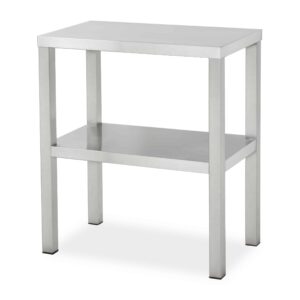 HCB Basic-line Dubbele etagère brug - 60 x 35 x 70 cm - RVS