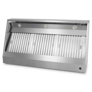 HCB Afzuigkap - schuin model - met motor - 180 cm - 230V - RVS