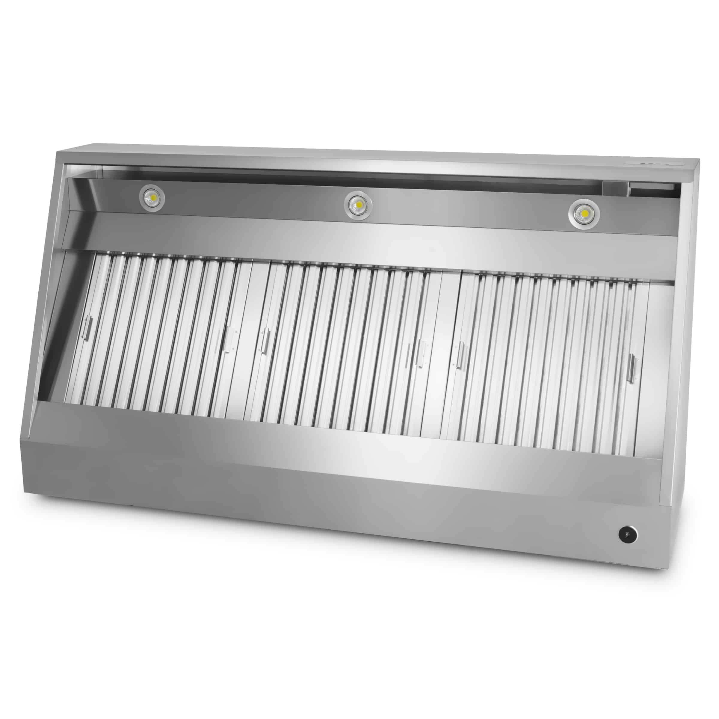 HCB Afzuigkap - schuin model - met motor - 180 cm - 230V - RVS