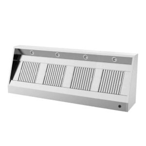 HCB Afzuigkap - schuin model - 250 cm - RVS