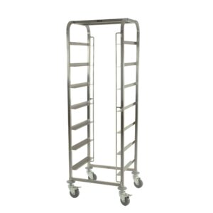 HCB Regaalwagen - 7 x waskratten - RVS