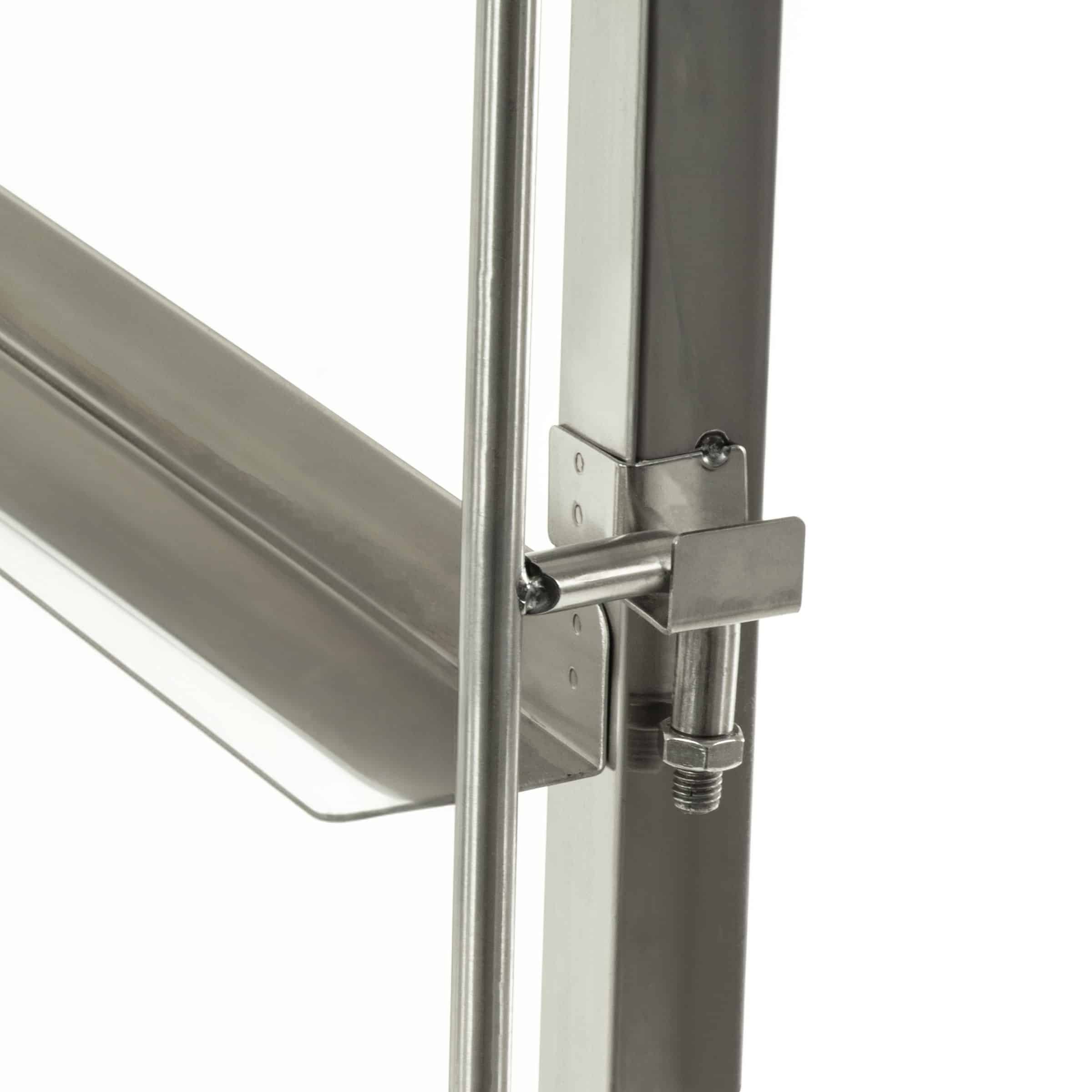 HCB Regaalwagen - 7 x waskratten - RVS - Afbeelding 3