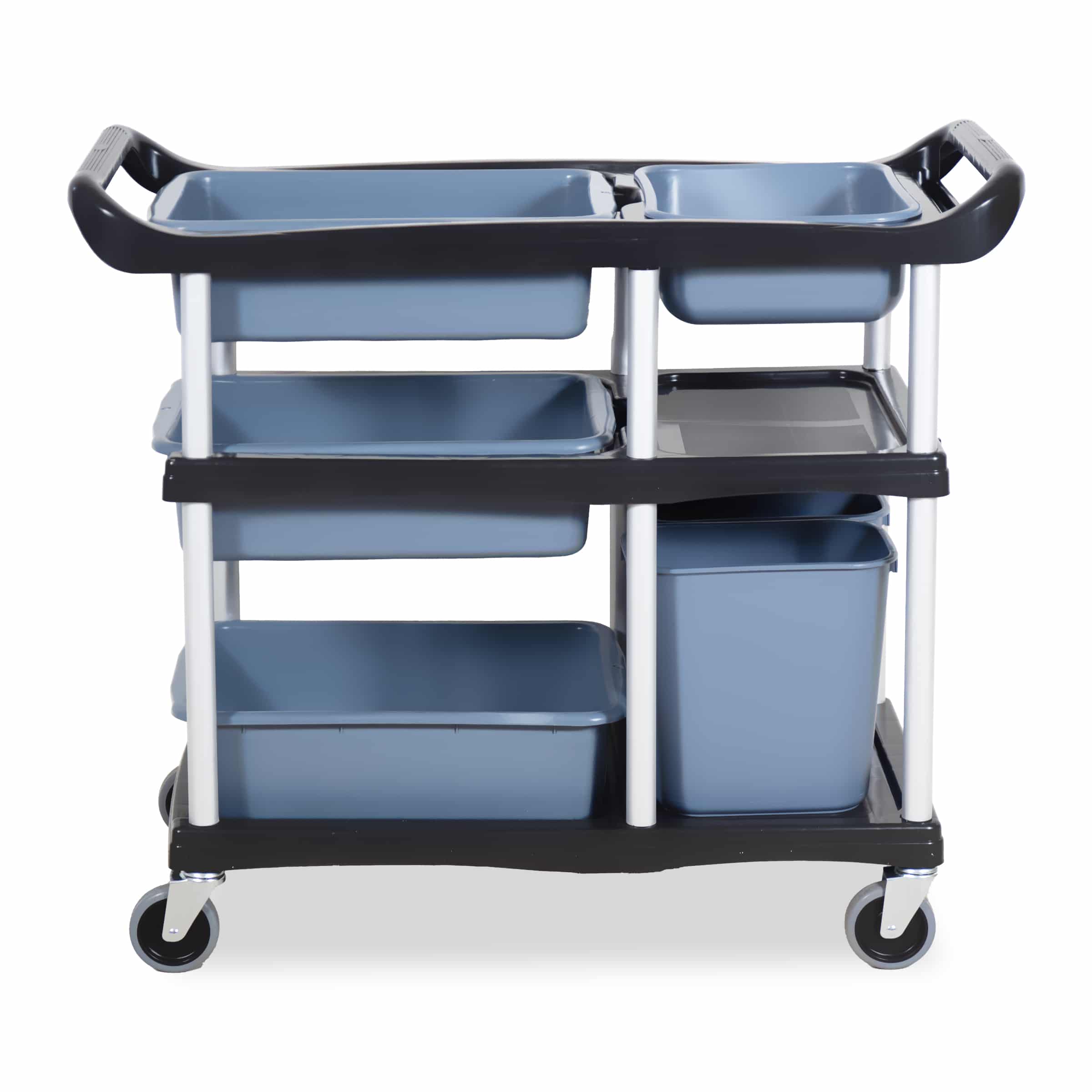 HCB Afruimwagen - 3 lagen - bakken - 104 cm - kunststof - Afbeelding 5