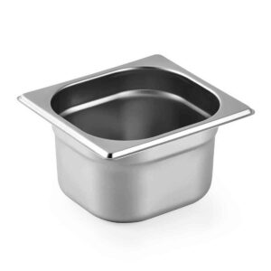 HCB Gastronorm bak - 1/6 - 100 mm - RVS