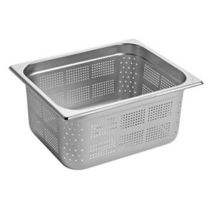 HCB Gastronorm bak - 1/2 - 150 mm - geperforeerd - RVS