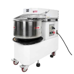 HCB Spiraalkneder - 30 liter - verrijdbaar - 400V - RVS