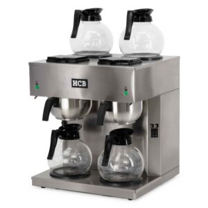 HCB Koffiezetapparaat - 2 x 1,8 liter - 230V - RVS