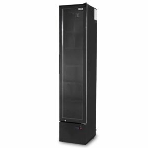 HCB Glasdeurkoeling - 162 liter - zwart - 230V