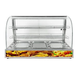 HCB Warmhoudvitrine - 95 cm - 230V - RVS