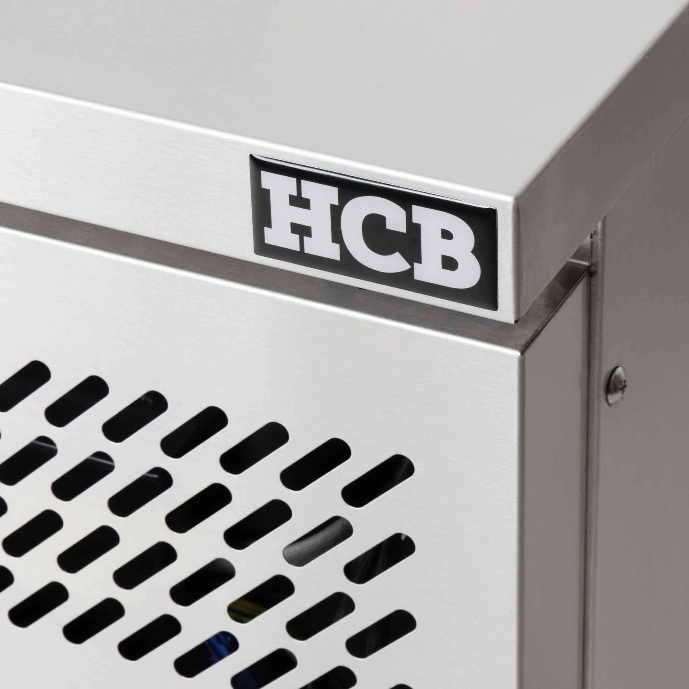 HCB Vrieswerkbank - 3 deuren - 179,5 cm - 230V - RVS - Afbeelding 6