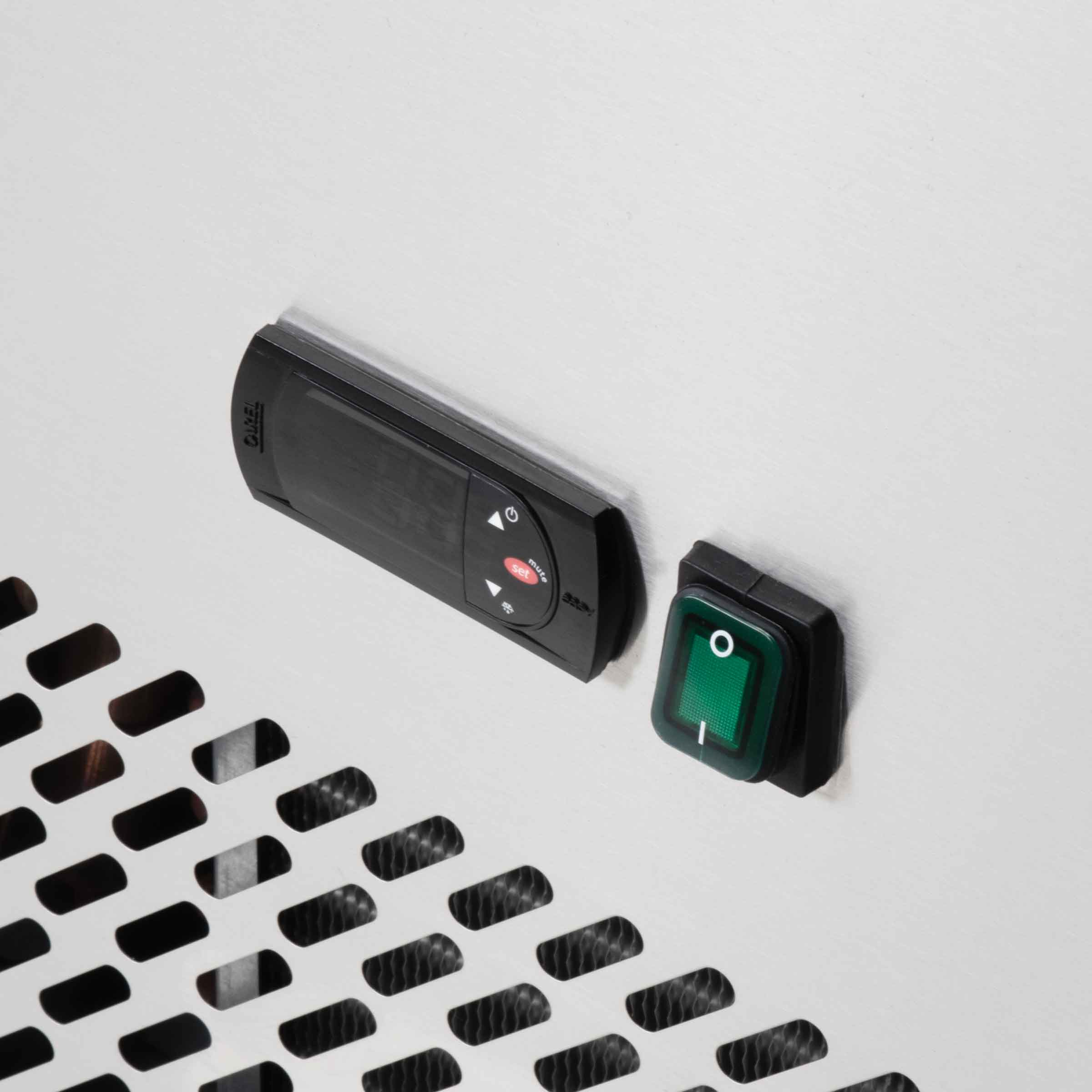 HCB Vrieswerkbank - 3 deuren - 179,5 cm - 230V - RVS - Afbeelding 7