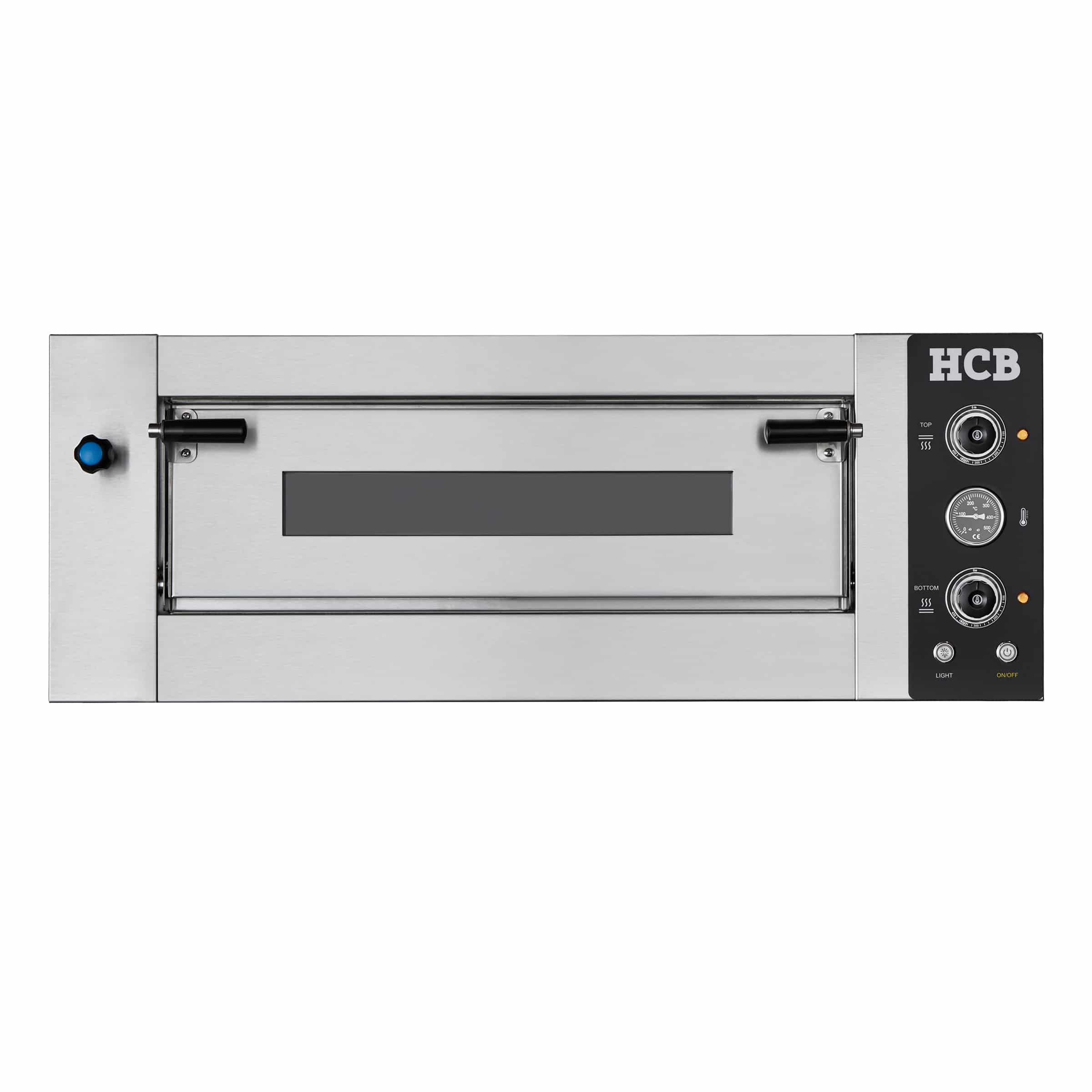 HCB Pizzaoven - 6 pizza's - 34 cm doorsnede - 400V - RVS - Afbeelding 2