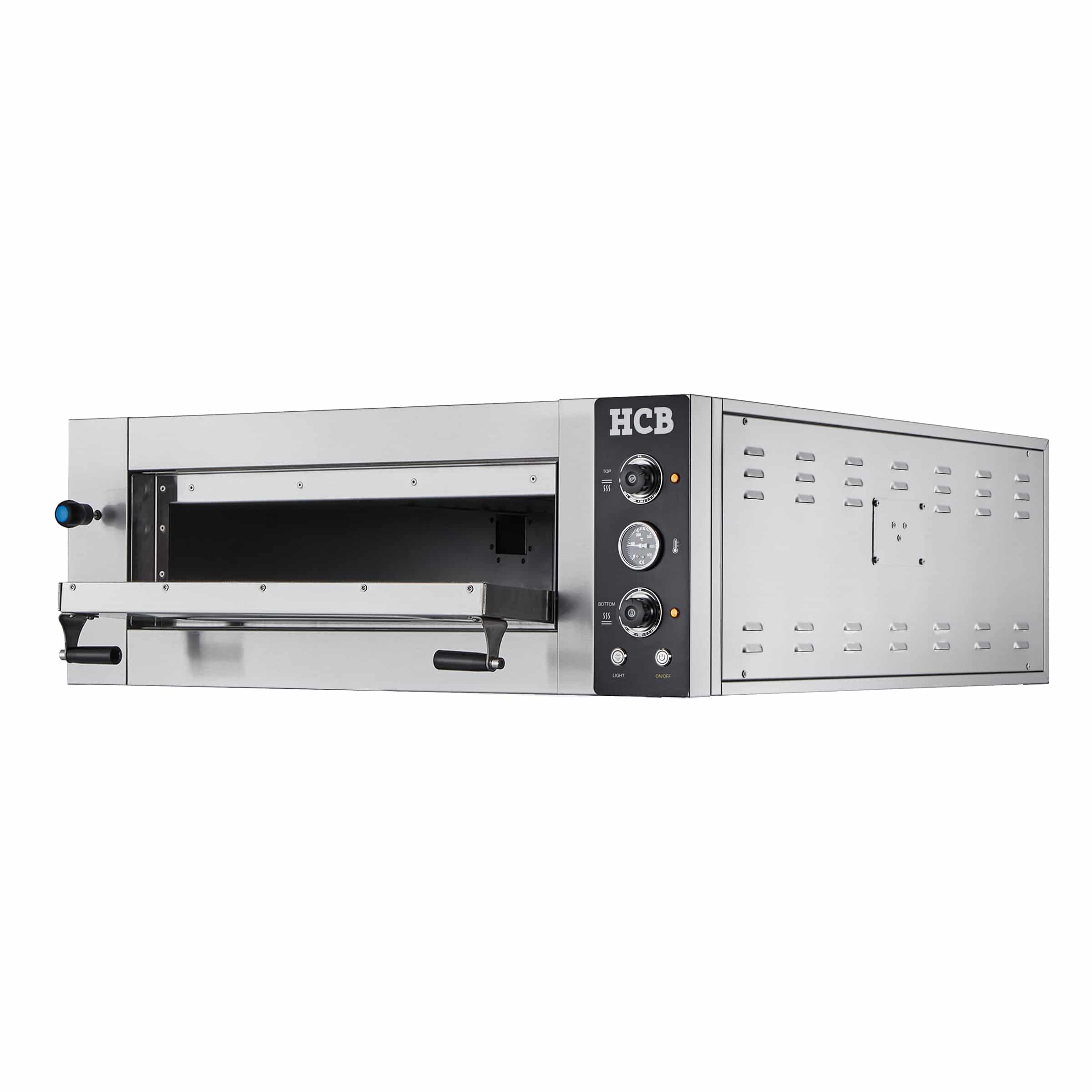 HCB Pizzaoven - 6 pizza's - 34 cm doorsnede - 400V - RVS - Afbeelding 3