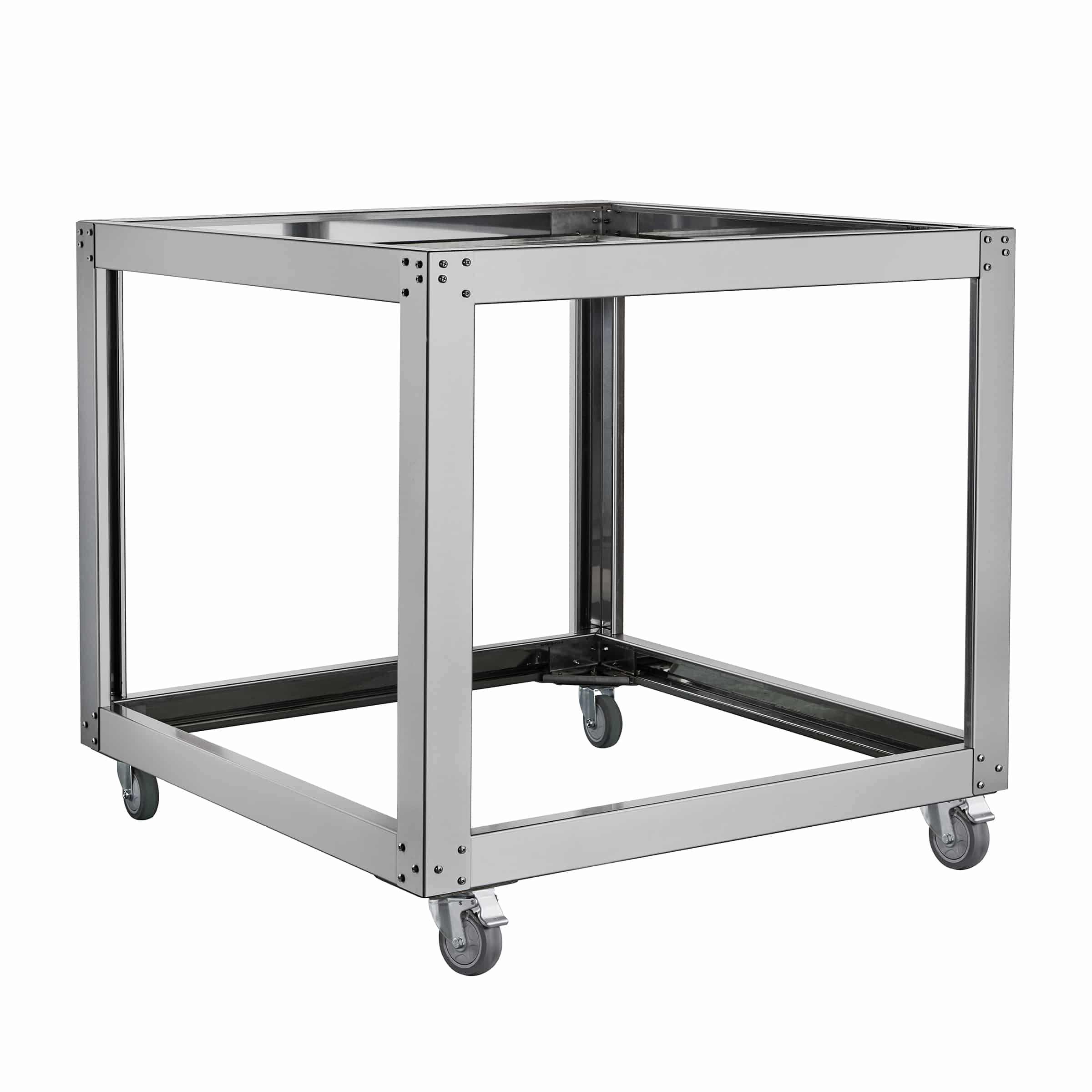 HCB Wielenset - 4 wielen voor pizza onderstel - RVS - Afbeelding 3