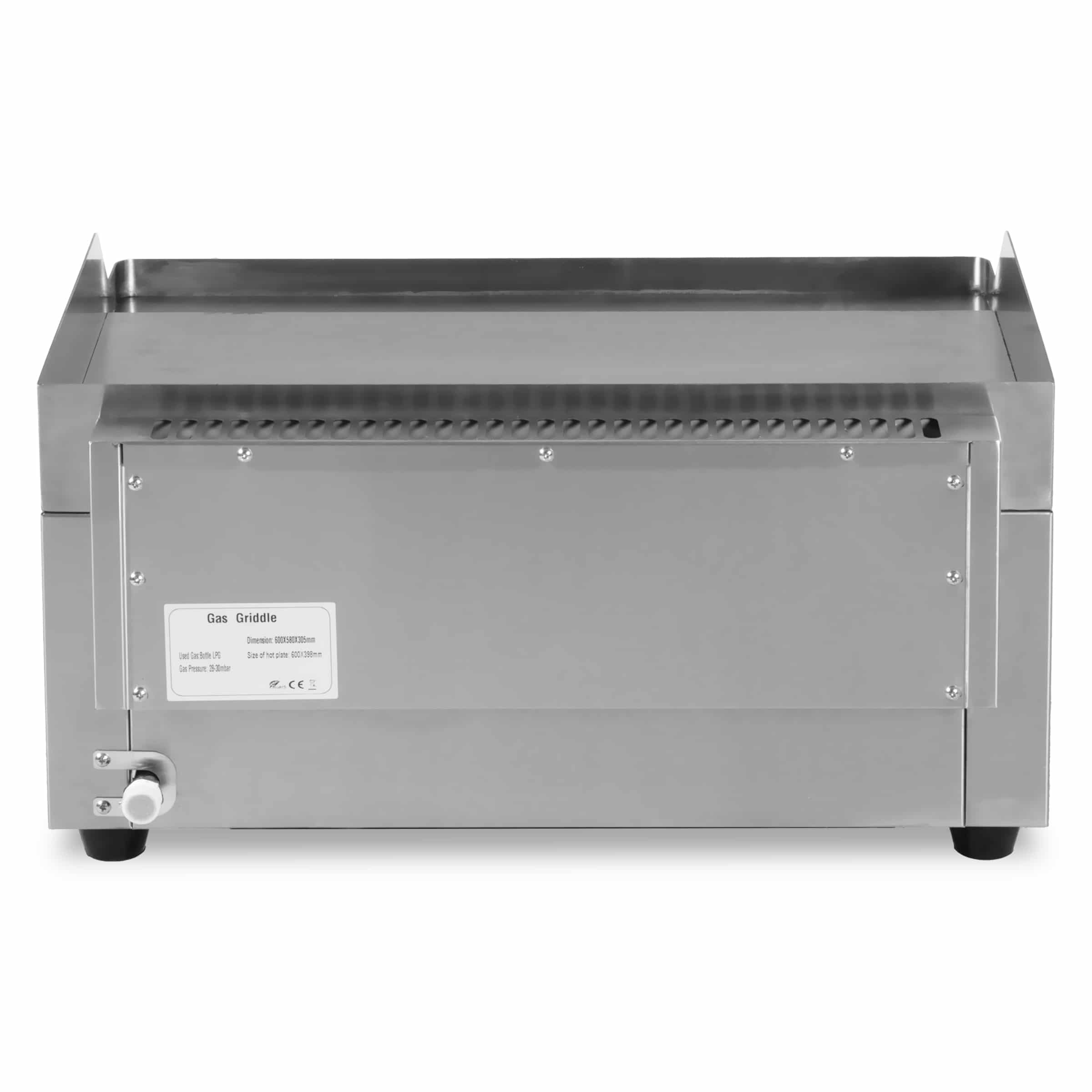 HCB Bakplaat - glad - 60 cm - propaan - RVS - Afbeelding 5