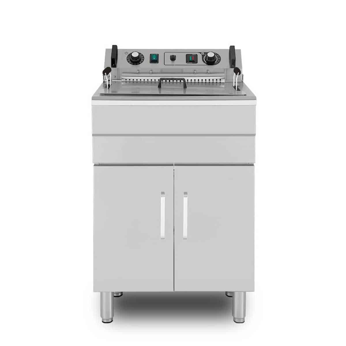 HCB Friteuse - 30 liter - 400V - RVS