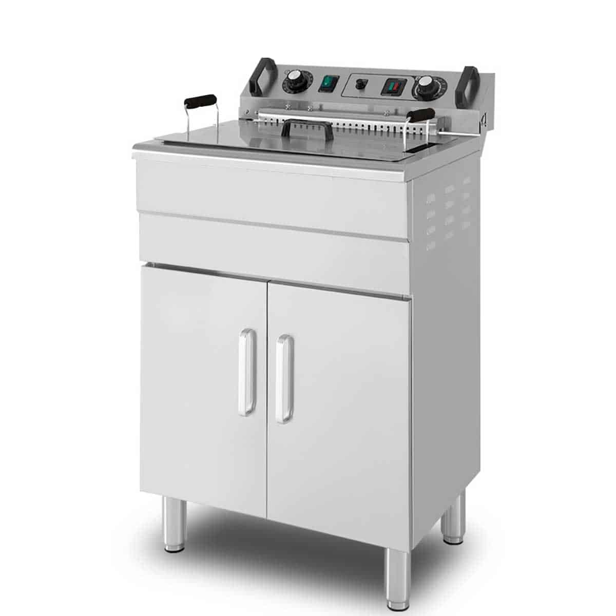 HCB Friteuse - 30 liter - 400V - RVS - Afbeelding 2