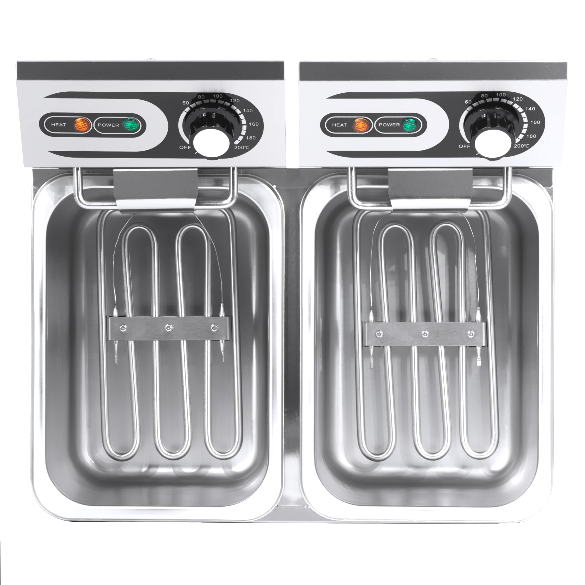 HCB Dubbele friteuse - 2 x 4,5 liter - 2 x 230V - RVS - Afbeelding 5