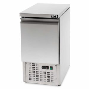 HCB Basic-line Saladette koelwerkbank - 1 deur - 43,5 cm - 230V - RVS