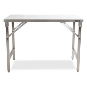 HCB Werktafel - inklapbaar - 120 x 70 x 85 cm - RVS