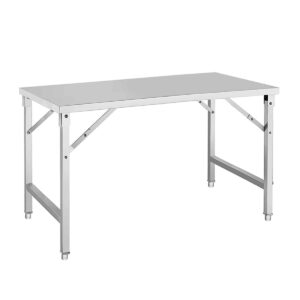 HCB Werktafel - inklapbaar - 180 x 70 x 85 cm - RVS