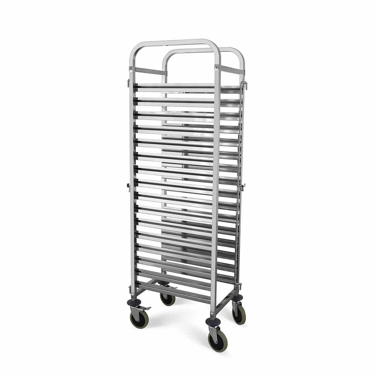 HCB Regaalwagen - 16 x 1/1 GN - RVS