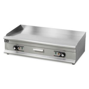 HCB Bakplaat - glad - chroom - 100 cm - 400V - RVS