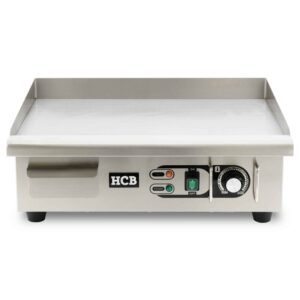 HCB Bakplaat - glad - 55 cm - 230V - RVS