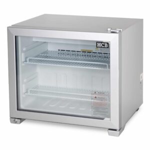 HCB Glasdeurvrieskast - glasdeur - 55 liter - 230V
