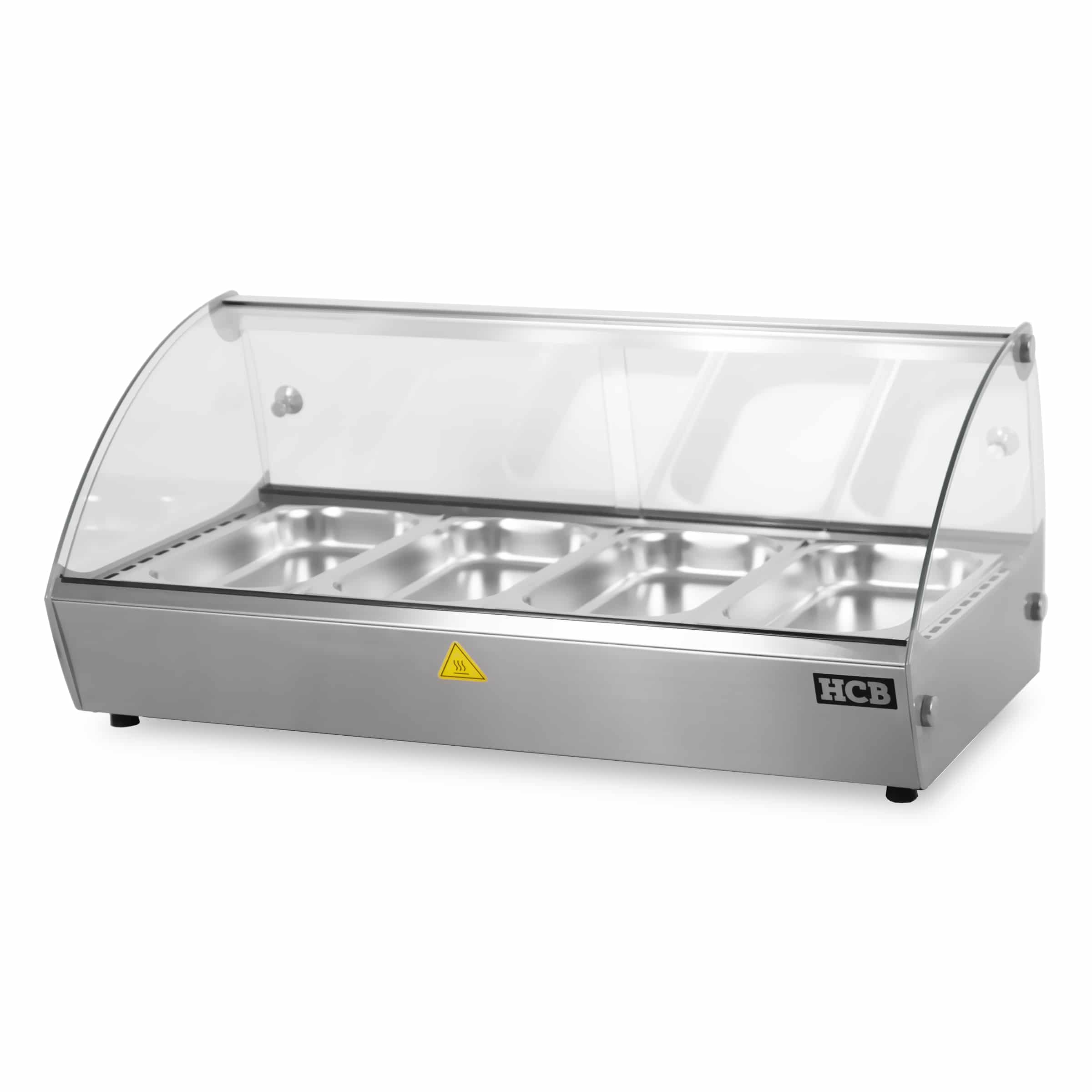 HCB Warmhoudvitrine - 4 x 1/3 gastronorm - 46 liter - 230V