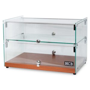 HCB Glazen opzet vitrine - 50 liter - 55,4 cm