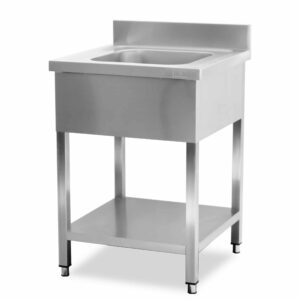 HCB Spoeltafel - spoelbak - 60 x 60 cm - RVS