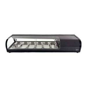 HCB Sushivitrine - 6 x 1/3 GN - 152,5 cm - 230V - RVS