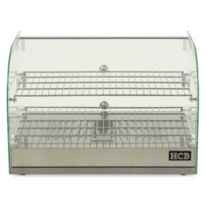HCB Warmhoudvitrine - 45 liter - 55 cm - 230V - RVS