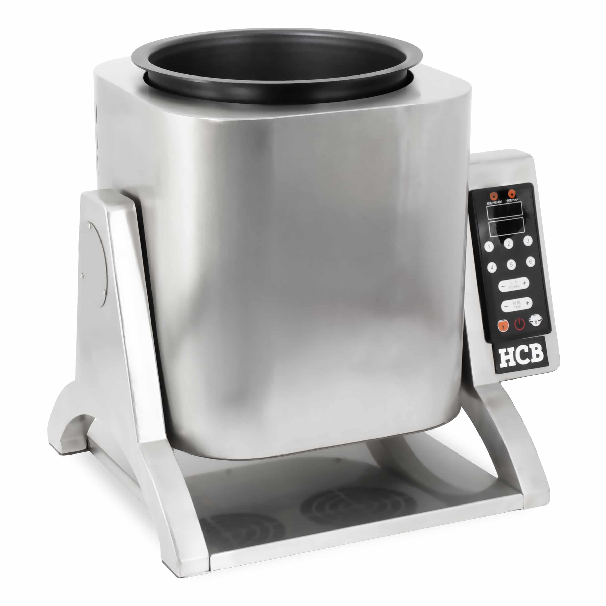 HCB Automatische wok - 9 liter - 3,2 kW - 230V - RVS - Afbeelding 3