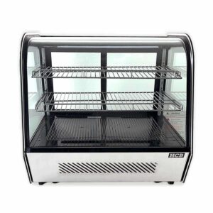 HCB Luxe koelvitrine - 120 liter - 230V - RVS