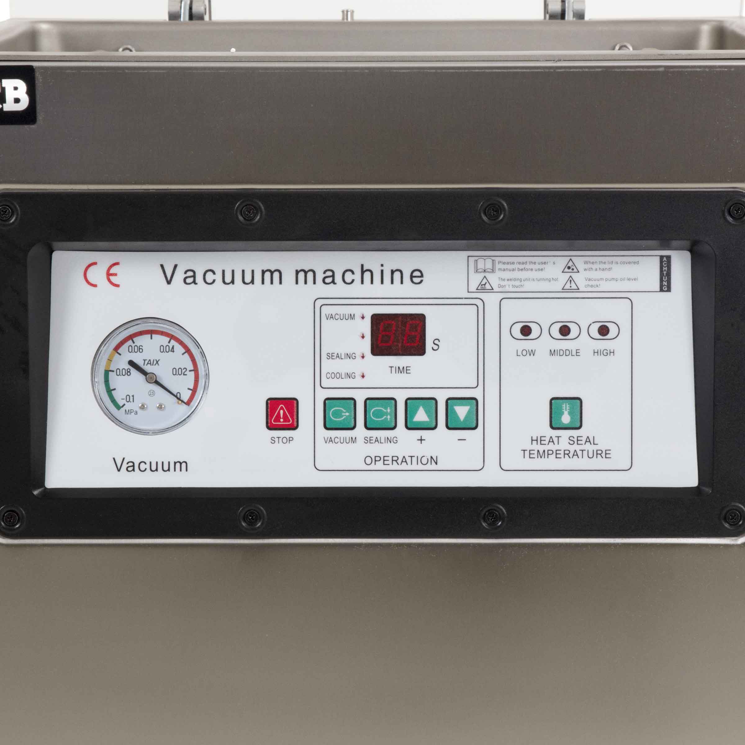 HCB Vacumeermachine - 400 mm - 230V - RVS - Afbeelding 6