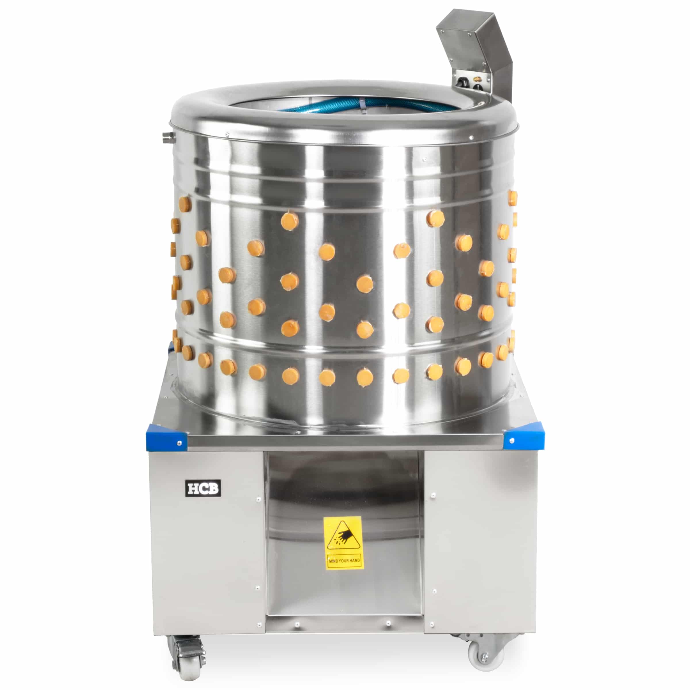 HCB Gevogelte plukmachine - verrijdbaar - 300 st/u - 230V