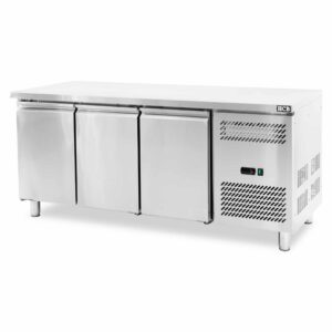 HCB Basic-line Koelwerkbank - 3 deuren - 179,5 cm - 230V - RVS
