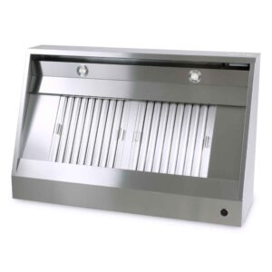 HCB Afzuigkap - schuin model - met motor - 150 cm - 230V - RVS