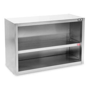 HCB Pro-line Wandkast - open model - 100 cm - RVS