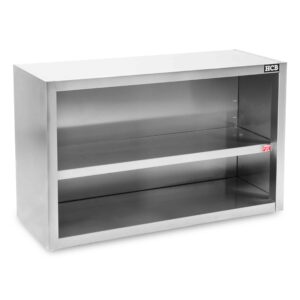 HCB Pro-line Wandkast - open model - 120 cm - RVS