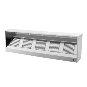 HCB Afzuigkap - doos model - 300 cm - RVS