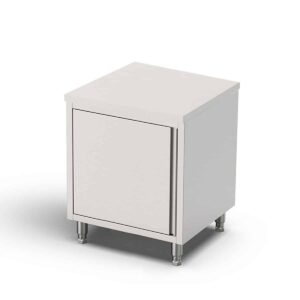 HCB Werkkast - klapdeur - 70 cm - RVS