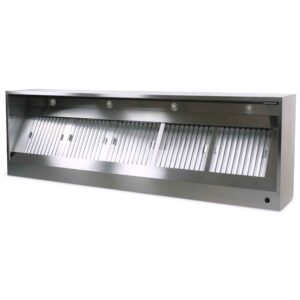 HCB Afzuigkap - doos model - met motor - 300 cm - 230V - RVS