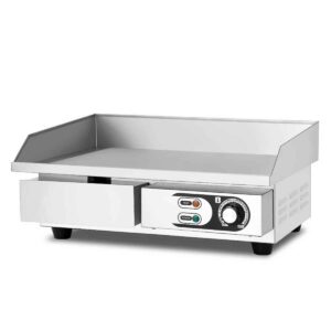 HCB Bakplaat - glad - 55 cm - 230V - RVS