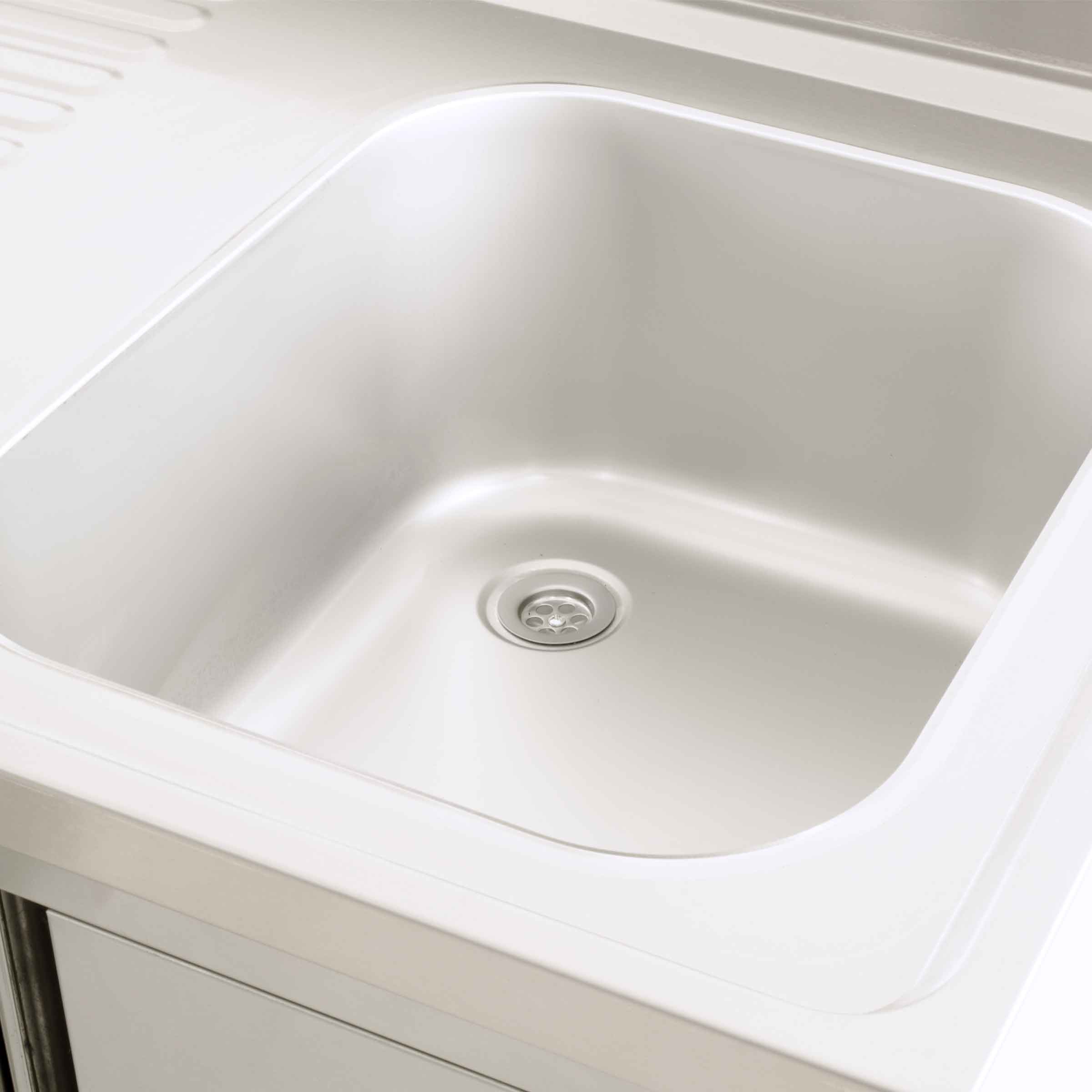 HCB Spoeltafel - klapdeur - lades - 120 cm - RVS - Afbeelding 4