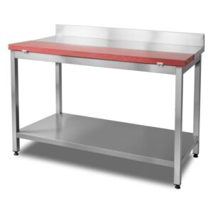 HCB Snijwerktafel - 120 cm - RVS - Polyethylene